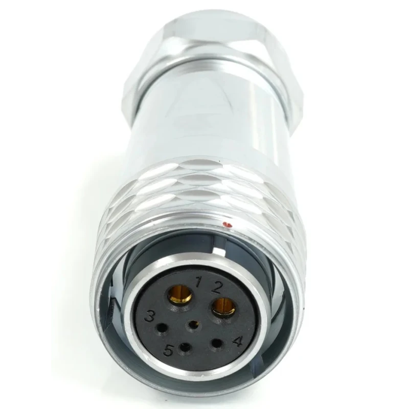 RS PRO Circular Connector 6 Contacts M20 Cable Mount Plug Female IP67 SF20 Series 500V Chrome Plated Brass 233-8178