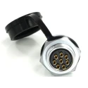 RS PRO Circular Connector 8 Contacts Socket Male Front Mount M20 IP67 SF20 233-8199