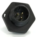 RS PRO Circular Connector, 13 mm, 3 Contacts, Male Socket, Rear Mount, IP68, SP13 Series 233-8223