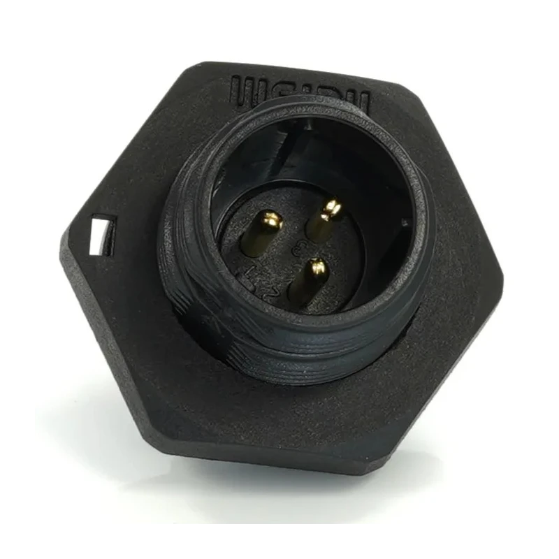RS PRO Circular Connector, 13 mm, 3 Contacts, Male Socket, Rear Mount, IP68, SP13 Series 233-8223