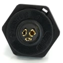 RS PRO Circular Connector, 13 mm, 3 Contacts, Male Socket, Rear Mount, IP68, SP13 Series 233-8223