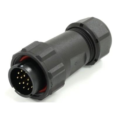 RS PRO Circular Connector, 15 Contacts, Cable Mount, IP68, 21 mm Plug, Male, 5A, 400V SP21 Series 233-8262