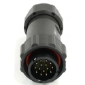RS PRO Circular Connector, 15 Contacts, Cable Mount, IP68, 21 mm Plug, Male, 5A, 400V SP21 Series 233-8262