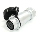 RS PRO Circular Connector, 15 Contacts, Socket, Female, M20 Size, Cable Mount, IP67, 400V, 5A, Chrome Plated Brass 233-8189