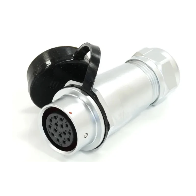 RS PRO Circular Connector, 15 Contacts, Socket, Female, M20 Size, Cable Mount, IP67, 400V, 5A, Chrome Plated Brass 233-8189