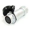 RS PRO Circular Connector, 15 Contacts, Socket, Female, M20 Size, Cable Mount, IP67, 400V, 5A, Chrome Plated Brass 233-8189