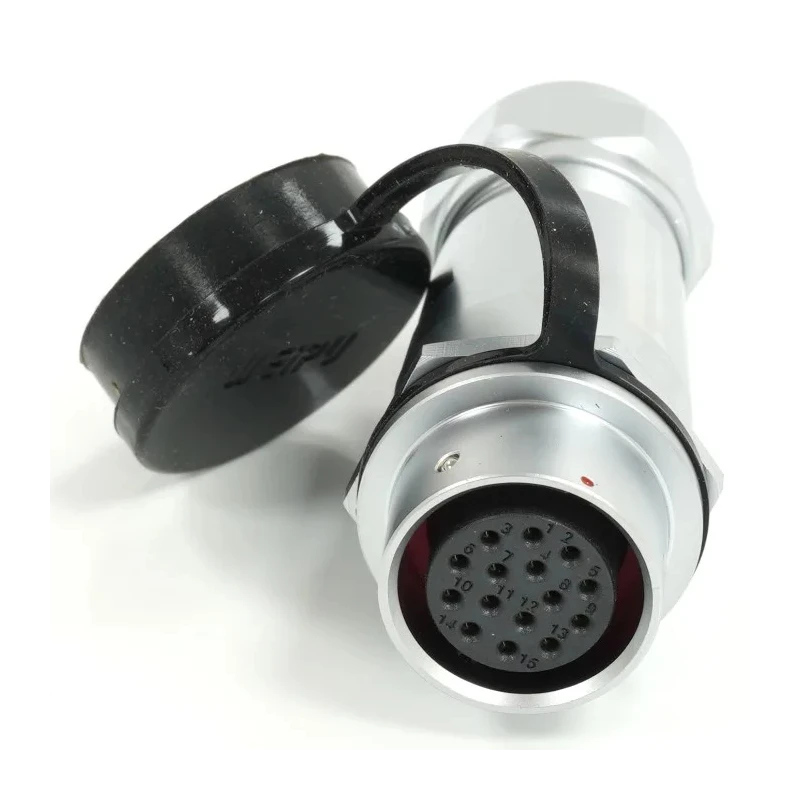 RS PRO Circular Connector, 15 Contacts, Socket, Female, M20 Size, Cable Mount, IP67, 400V, 5A, Chrome Plated Brass 233-8189
