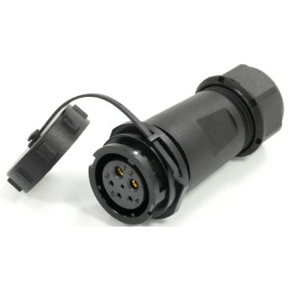 RS PRO SY21 Series Circular Connector 6 Contacts 21 mm Female Socket IP67 Cable Mount 500V 233-8383