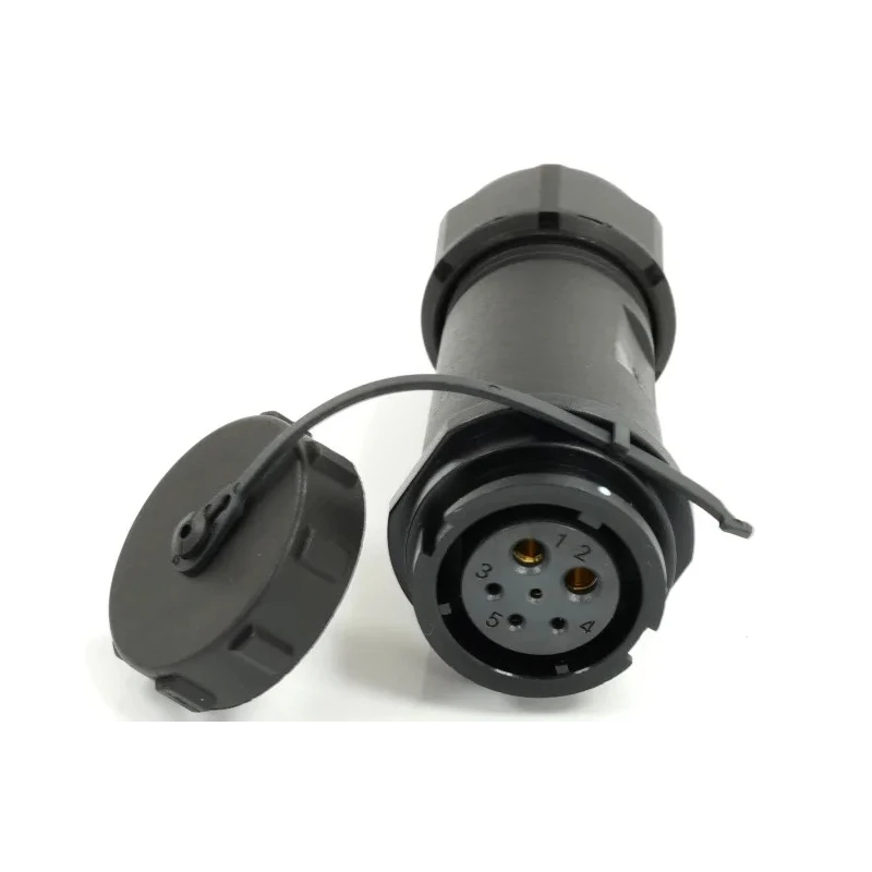 RS PRO SY21 Series Circular Connector 6 Contacts 21 mm Female Socket IP67 Cable Mount 500V 233-8383