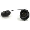 RS PRO SY21 Series Circular Connector Socket, 8 Contacts, Male, 21 mm, Bayonet, IP67, 233-8389