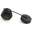 RS PRO SY21 Series Circular Connector Socket, 8 Contacts, Male, 21 mm, Bayonet, IP67, 233-8389