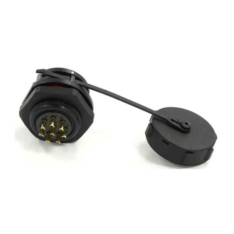 RS PRO SY21 Series Circular Connector Socket, 8 Contacts, Male, 21 mm, Bayonet, IP67, 233-8389