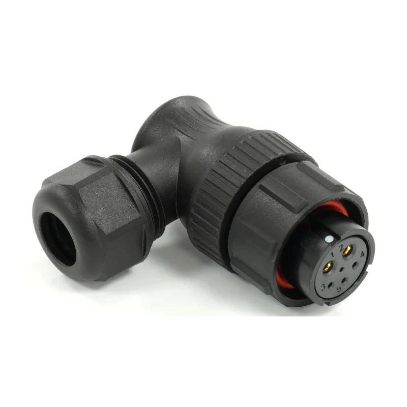 RS PRO Circular Connector 6 Contacts Cable Mount 21 mm Plug Female IP67 SY21 Series 233-8407