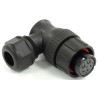 RS PRO Circular Connector 6 Contacts Cable Mount 21 mm Plug Female IP67 SY21 Series 233-8407