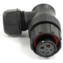 RS PRO Circular Connector 6 Contacts Cable Mount 21 mm Plug Female IP67 SY21 Series 233-8407