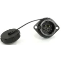 RS PRO Industrial Circular Connector, 6 Contacts, Flange Mount, 21 mm, Male Socket, IP67, 500V SY21 Series 233-8395
