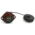RS PRO Industrial Circular Connector, 6 Contacts, Flange Mount, 21 mm, Male Socket, IP67, 500V SY21 Series 233-8395