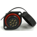 RS PRO Circular Connector, 8 Contacts, Flanged Socket, IP67, Female, 21 mm, SY21 Series 233-8401
