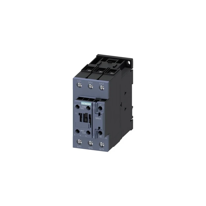 Siemens 3RT2 Contactor 3RT2036-1AL20, 3-Pole, 50A, 22kW, 230V AC Coil, 3 NO 690V AC