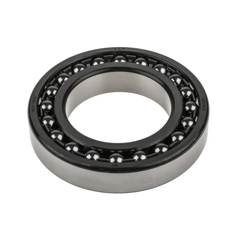 SKF Self-Aligning 2-Row Ball Bearing 1215 K/C3, 75 mm ID, 130 mm OD, Tapered Bore, C3 Clearance