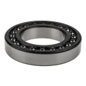 SKF Self-Aligning 2-Row Ball Bearing 1215 K/C3, 75 mm ID, 130 mm OD, Tapered Bore, C3 Clearance