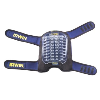 Irwin I-Gel Gel Knee Pad, Adjustable Strap, Impact Resistant, Black/Blue 10503830