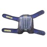 Irwin I-Gel Gel Knee Pad, Adjustable Strap, Impact Resistant, Black/Blue 10503830