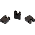 Wurth Elektronik WR-PHD Jumper Straight Female, 6 Way, 1 Row, 2.54 mm Pitch, Black, 250V, 3A 60910613421
