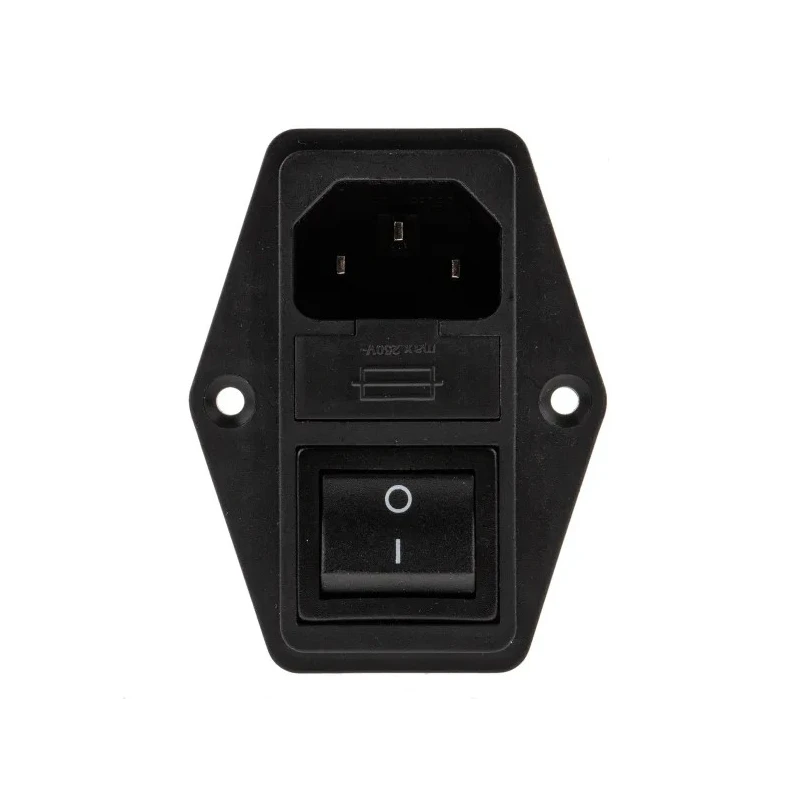 Schaffner IEC Power Entry Filter Module, FN284-2-06, 2A, 250V AC, Panel Mount, 2 Pole, Dual Fuse, C14, Faston