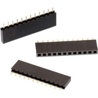 Wurth Elektronik WR-PHD Series Straight Through Hole PCB Socket, 18-Contact, 1 Row, 2.54 mm Pitch, Solder, 500V 61301811821