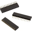 Wurth Elektronik WR-PHD Series Angled Through Hole PCB Socket, 16-Contact, 1 Row, 2.54 mm Pitch, Solder, 3A 500V 613016143121