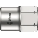 Wera 1/4 Inch Drive Standard Hex Socket, 8 mm Size, 9.5 mm Overall Length, Chrome Vanadium Steel 05003675001
