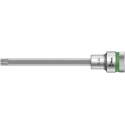 Wera 1/2 in Drive TX45 Bit Socket 140mm Chrome Vanadium Steel, Non-Impact, Colour-Coded Tool Finder TX45