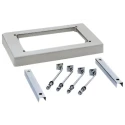 Schneider Electric Plinth, Polyester, Grey, 500mm Width x 520mm Depth x 60mm Height, for PLA Enclosure NSYZNPLA53G