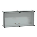 Schneider Electric Thalassa PLS Series General Purpose Enclosure 270x540x180mm IP65 IK09 Grey Transparent Lid NSYPLS2754G