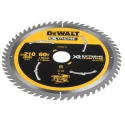 DeWALT Circular Saw Blade, Tungsten Carbide, 210mm Diameter, 60 Teeth, ATB+R, Wood, DT99567-QZ