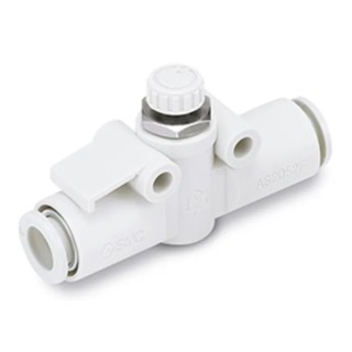 SMC  Speed Controller, Threaded 1/2 in Inlet, Female Push-in R 4 mm Outlet, Nylon, AS100 Series