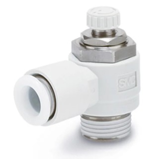SMC AS230 Series Speed Controller, Inlet Female, Outlet Female, Steel Body, Maximum Operating Pressure 1 MPa,
