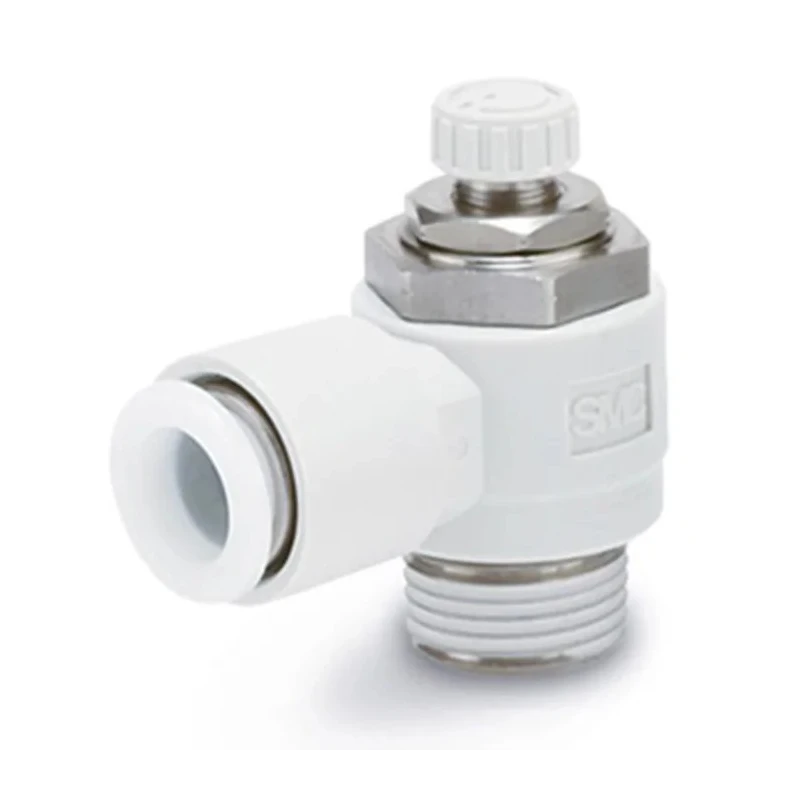 SMC AS230 Series Speed Controller, Inlet Female, Outlet Female, Steel Body, Maximum Operating Pressure 1 MPa, 