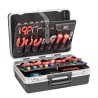 GT Line 2 Drawer Aluminium Tool Case, 453 mm x 190 mm x 332 mm, Black, REVO21 PTS