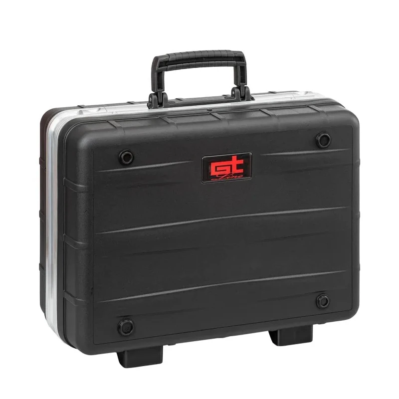 GT Line 2 Drawer Aluminium Tool Case, 453 mm x 190 mm x 332 mm, Black, REVO21 PTS