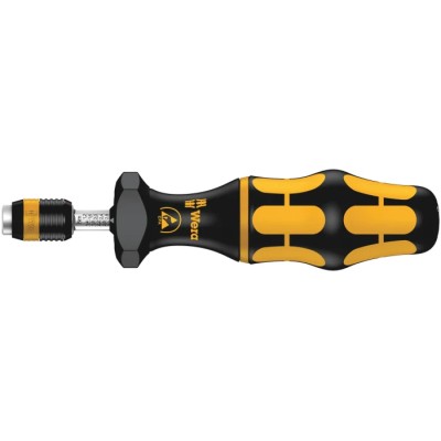 Wera Adjustable Torque Screwdriver 0.9–1.5 Nm, 1/4 in Drive, ESD Safe, ±6% Accuracy 05075673010