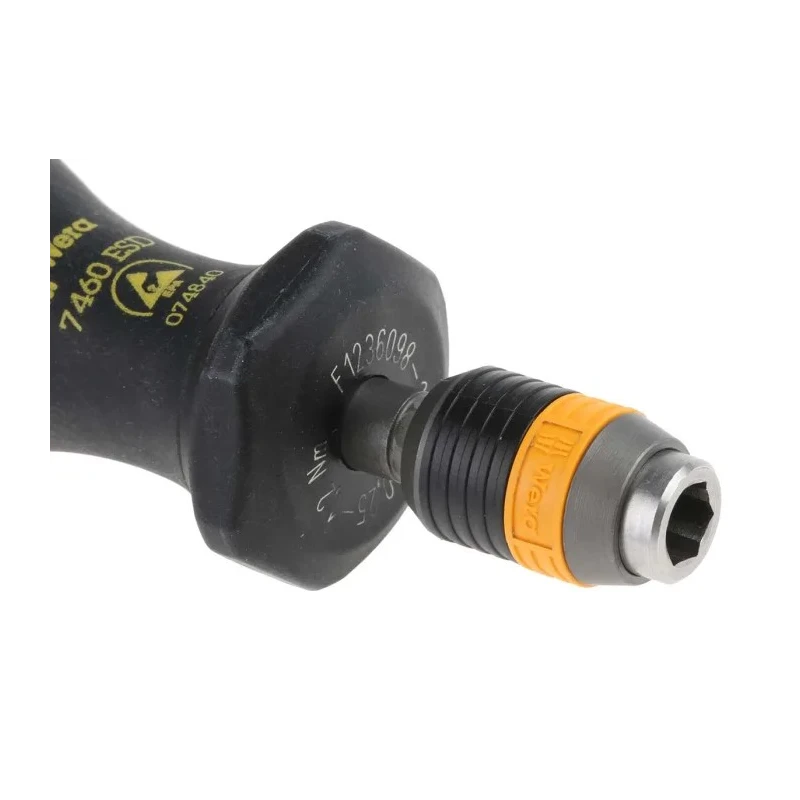 Wera Pre-Settable Torque Screwdriver 0.3–1.2 Nm, 1/4 in Drive, ESD Safe, ±6% Accuracy 05074840001