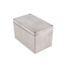 Hammond Die Cast Aluminium General Purpose Enclosure, Clear Natural Lid, IP68, IK08, 160x160x260 mm 1590Z163