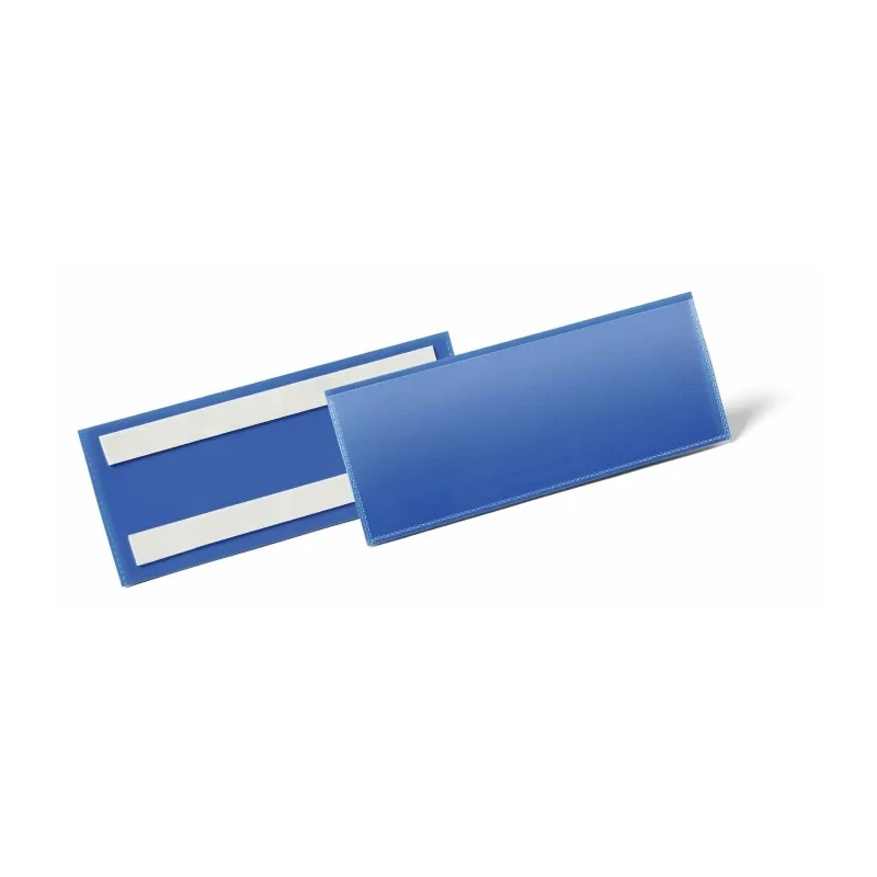 Durable Blue 1/2 A5 Document Display, Adhesive Mount, Polypropylene, 81.5 mm Height, 223 mm Width, 179407