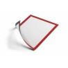 Durable Red Wall-Mount Magnetic A4 Frame, Plastic, 323 mm Height, 236 mm Width 486903