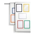 Durable Red Wall-Mount Magnetic A4 Frame, Plastic, 323 mm Height, 236 mm Width 486903