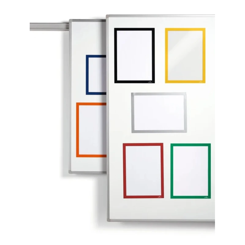 Durable Red Wall-Mount Magnetic A4 Frame, Plastic, 323 mm Height, 236 mm Width 486903