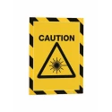 Durable Magnetic Document Display Frame A4, Black & Yellow, Wall-Mount, Plastic, 323x236 mm 4945130