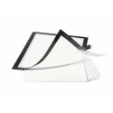 Durable Black A4 Wall-Mount Frame 323 mm Height, 254 mm Width, Plastic, Magnetic, Model 499301